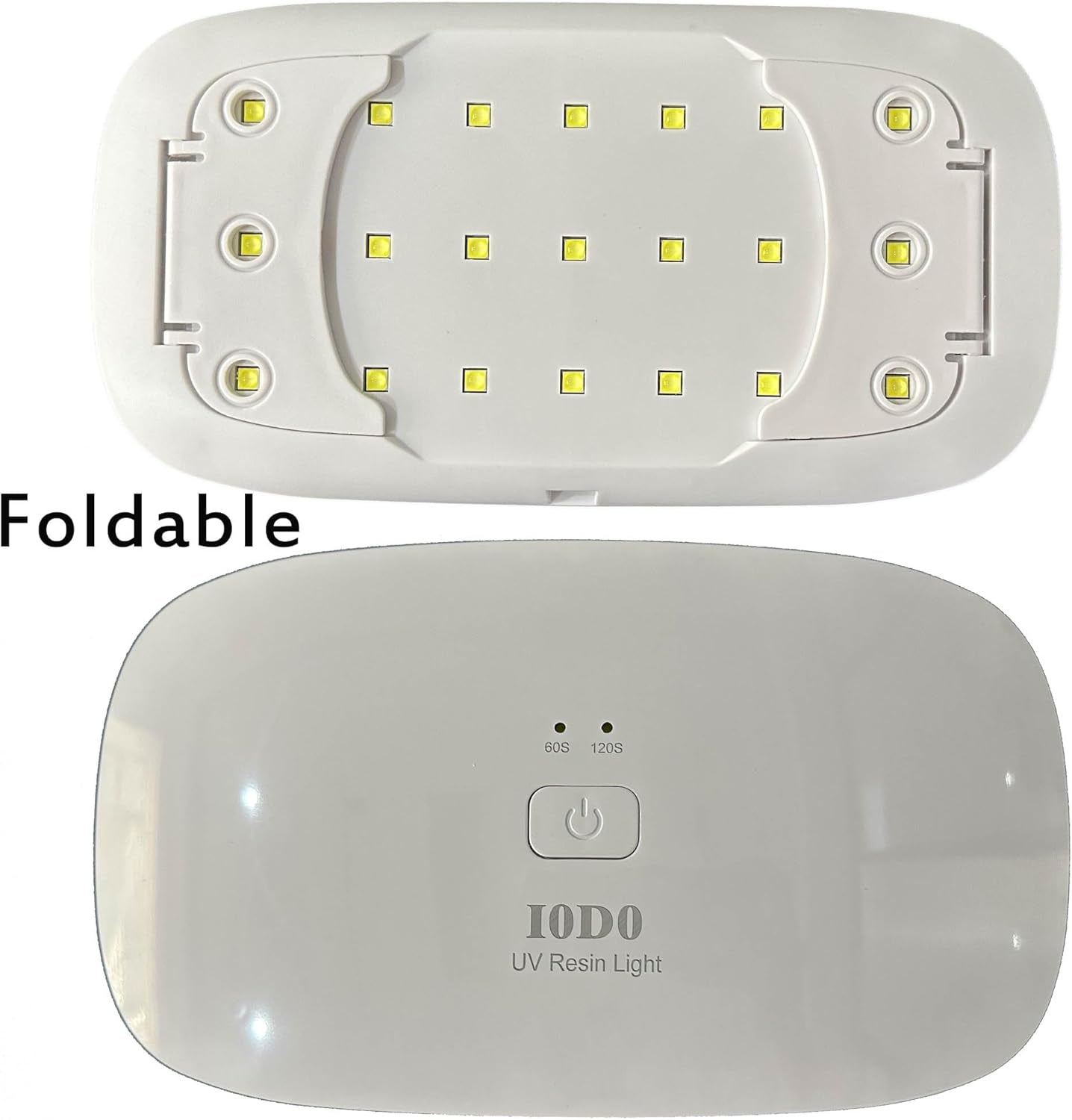 Rechargeable UV Resin Light Curing for Epoxy Crafts 21 LED UV Light for Resin,Glue,3D Printer UV Resin Lamp 365Nm+405Nm (UV Resin Light Rechargeable)