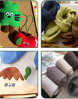 12PCS Solid Color Knitted Polar Fleece Fabric | 20''X40'' | anti Pill Fabric Patchwork Polyester Plush Fleece Cloth for Sewing, Toys, Throw Blankets, PJ Pants, Booties, Eye Mask