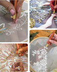 Tambour Hook with 3 Needles 70 100 120 Embroidery Beading Crochet Tools Kit