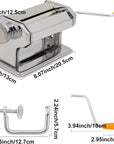 , Craft Clay Mixers Machine and 40PCS Polymer Clay Cutters Mold, Stainless Steel Handmade Clay Rolling Machine for DIY Craft - 6 Thickness Options