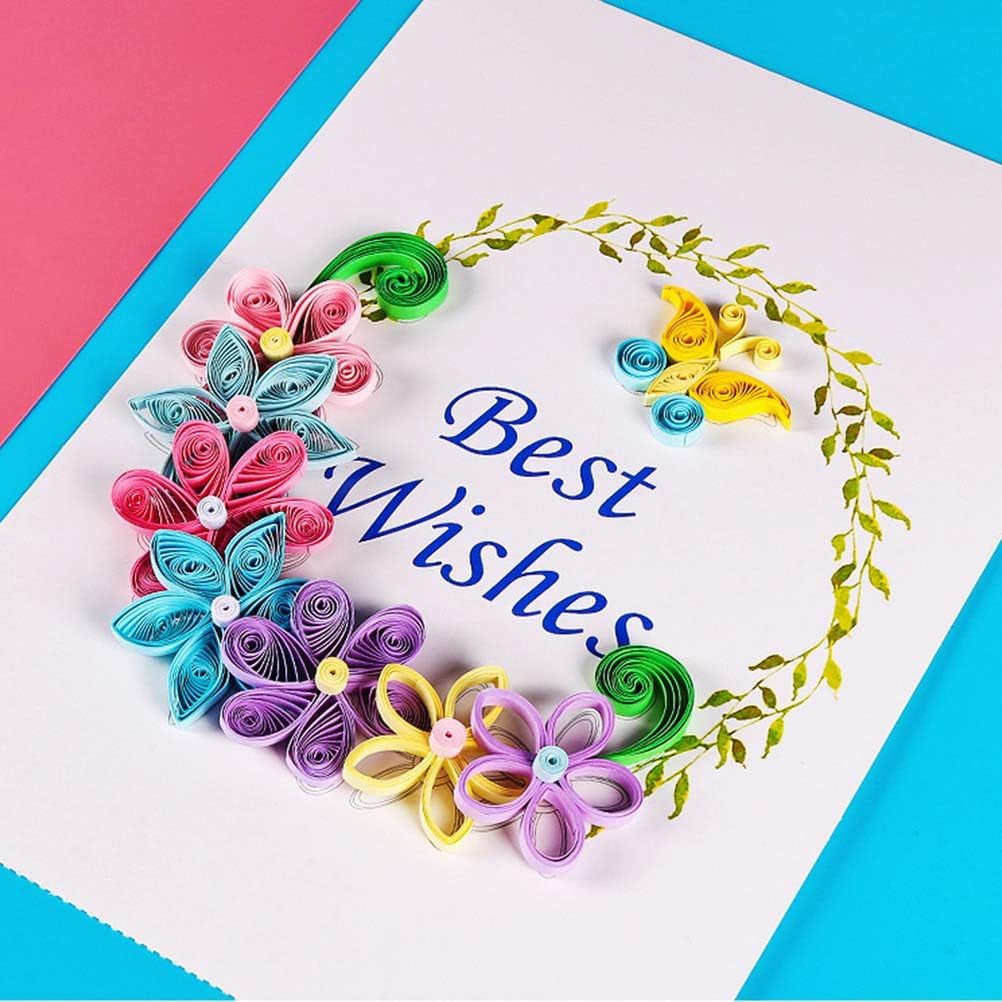 12 Pack Paper Quilling Tools Slotted Kit, Different Sizes Rolling Curling Quilling Needle Pen Paper Cardmaking Project Tools Set
