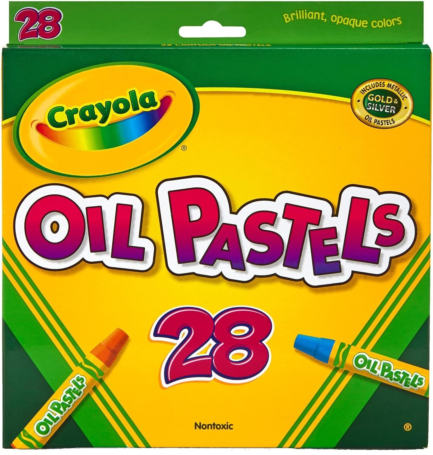 Oil Pastels, School Supplies, Kids Indoor Activities at Home, 28 Assorted Colors