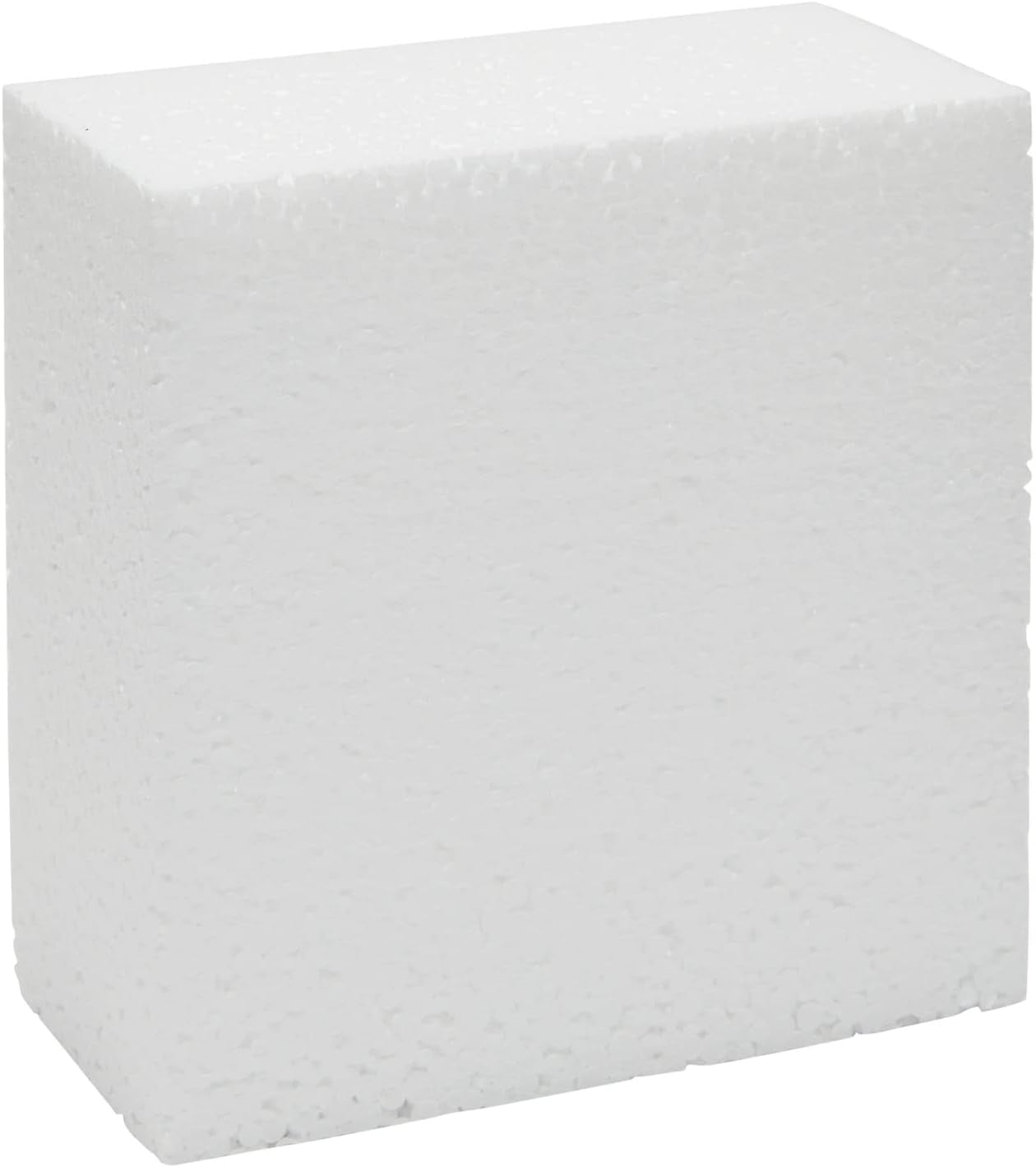 12 Pack Foam Blocks for Crafts, Polystyrene Brick Rectangles for Floral Arrangements, Art Supplies, Holiday Decor (4 X 4 X 2 In, White)