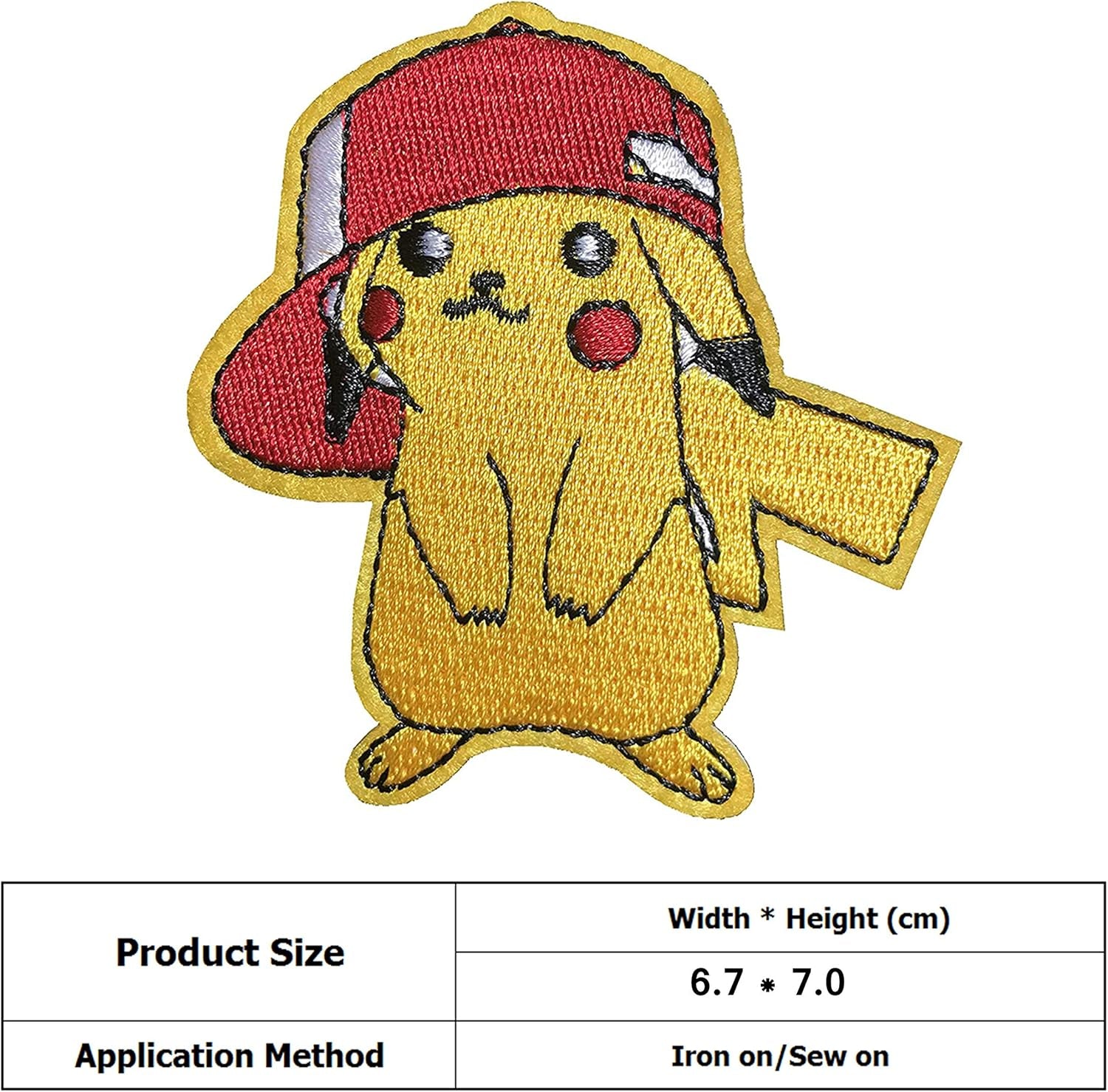 Cartoon Comic Patch Iron on or Sew on Embroidered Applique Patch Collection 4 Pcs
