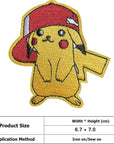 Cartoon Comic Patch Iron on or Sew on Embroidered Applique Patch Collection 4 Pcs
