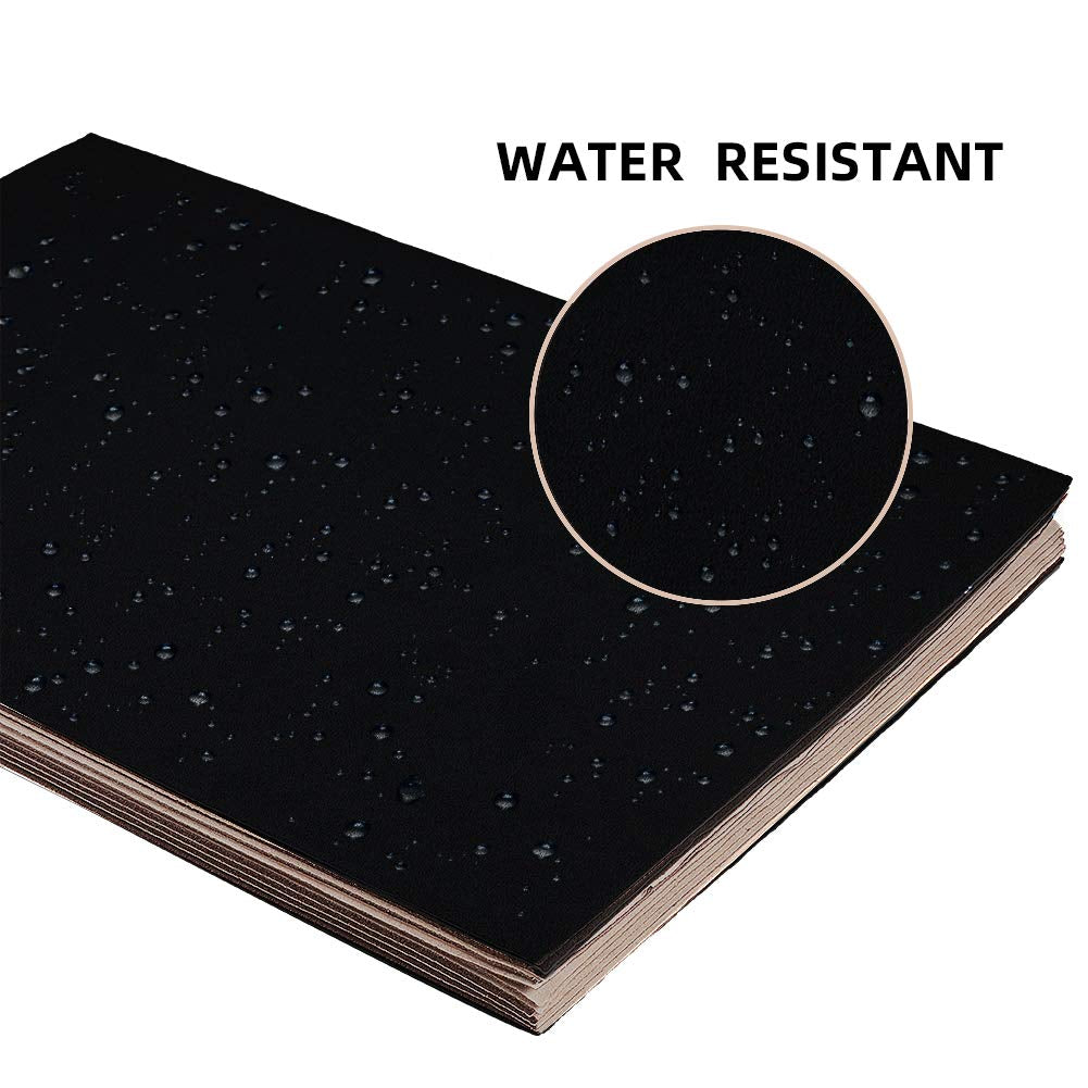 20PCS Halloween Black Velvet Fabric Sticky Back Adhesive Back Sheets, A4 Sheet (8.3" X 11.8"), Self-Adhesive Durable Water Resistant Multi-Purpose for Festival Art and Craft Making