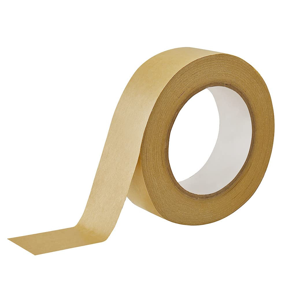 Self Adhesive Picture Frame Backing Tape Rolls Kraft Brown 1.4'' Wide X 55 Yd