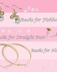 Clear Earring Backs, 1000PCS Earring Stoppers, Hypo-Allergenic Jewelry Accessories, Silicone Earring Backing Replacements