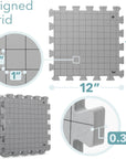- Interlocking Blocking Mats, 12”X12”, 4 Pack, Blocking Mats for Knitting & Crochet Projects with 50 T-Pins, Knitting Blocking Mats and Pins, Crochet Blocking Board for Crocheting