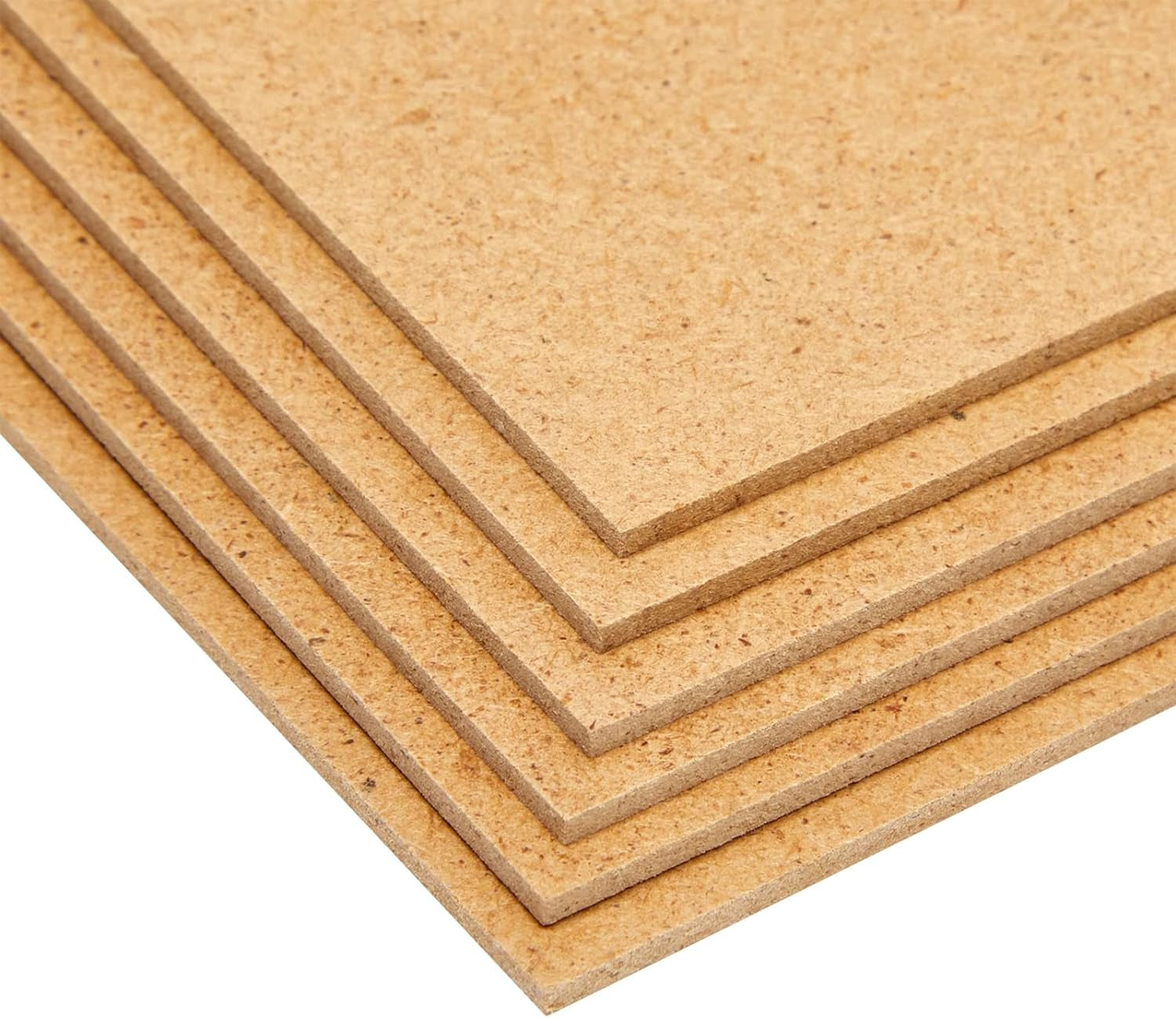 30 Sheets Thin MDF Wood Boards for Crafts, 2Mm Medium Density Fiberboard (6 X 8 In, Brown)
