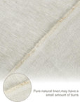 39 X 55 Inch Natural Pure 100% Linen Fabric, Plain Solid Colour Linen Fabric Cloth for Needlework, Dressmaking, Skirts, Bag, Embroidery, Tablecloths and Garments Craft