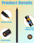 12 Colors Rainbow Pencils, Multi Colored Pencils for Adult Coloring, Multicolored Pencils for Art Drawing, Professional Art Supplies for Artists, for Coloring and Sketching.