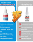 Ultimate Ceramic Glue, Proper for Ceramic & Porcelain，30G – Waterproof, High Temperature Resistant and Food Grade Material.