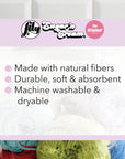 Sugar 'N Cream the Original Solid Yarn, 2.5Oz, Medium 4 Gauge, 100% Cotton - Blue - Machine Wash & Dry
