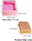 4-Pack Tree & Natural Pattern Silicone Soap Mold for Natural Skincare Soap Making, DIY Skincare Products & Gifts Small Business