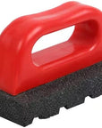 Masonry Rubbing Brick, Fluted Rub Bricks, 20 Grit, Plastic Handle