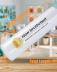 Sticky Self-Adhesive Tear Away Embroidery Stabilizer Backing 12" X 10 Yd Roll - Medium Weight for Napped Fabric & Hoop Less Embroidery