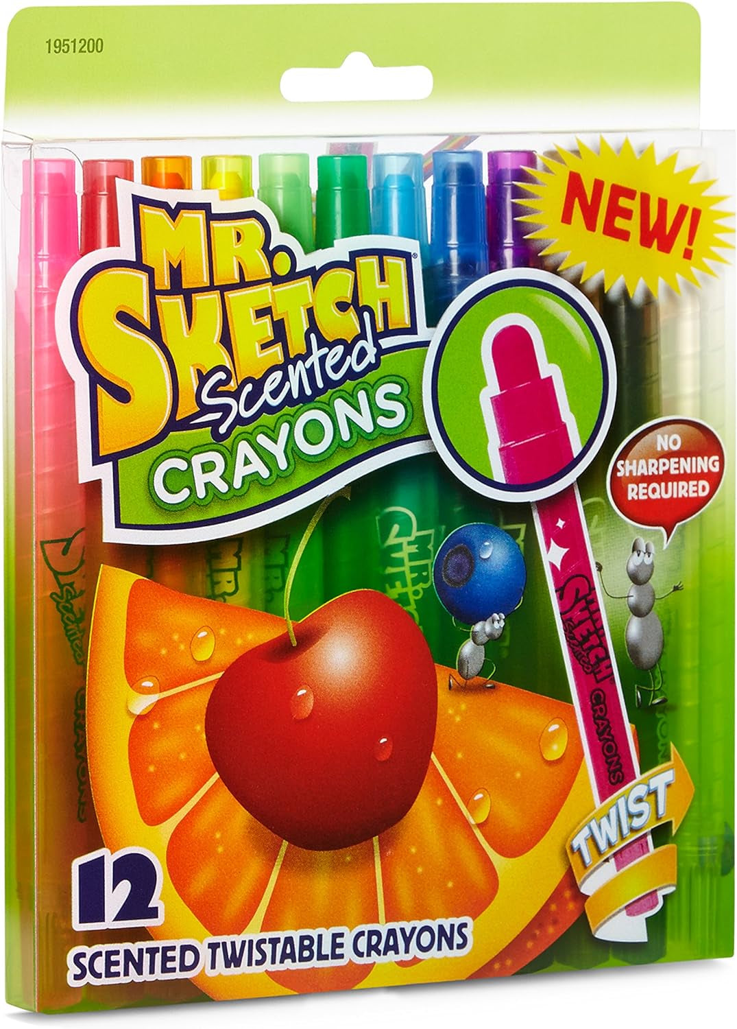 Scented Twistable Crayons, 12/Pack