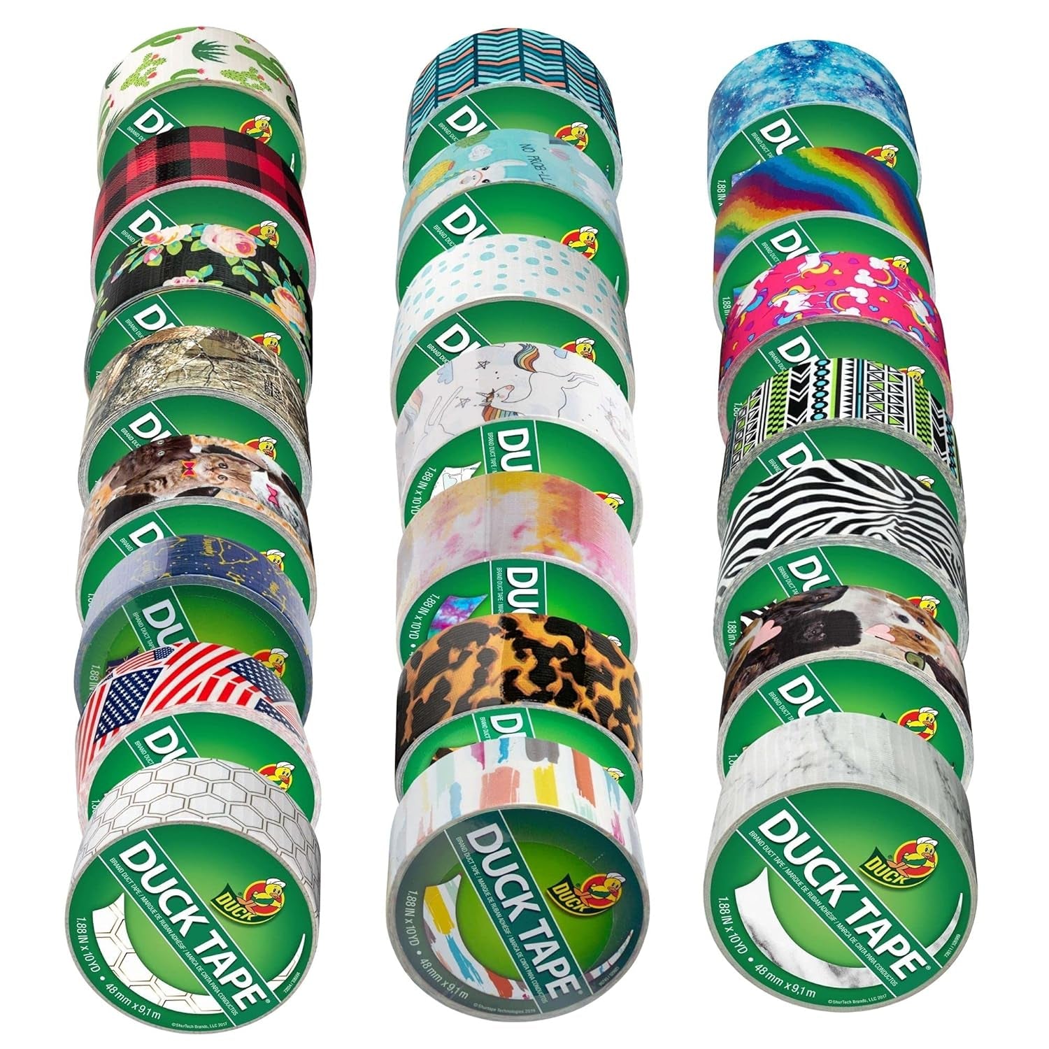 Starry Galaxy Duck Tape 1.88&quot;X10Yd
