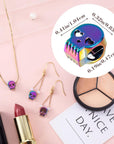 20Pcs 0.41 Inch Colorful Skull Beads Macroporous Metal Spacer Beads Small Skeleton Wedding Prom Halloween Birthday Charm for Jewelry Bracelet Necklace Earring Making DIY Craft Women