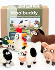 Needle Felting Kit, Farm Animals, Felting Kit for Beginners Adult, Felting Supplies Included - White Mini Felting Pad, Soft Felting Wool, 4 Felting Needles and Clear English Instructions