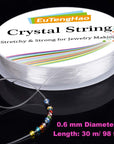 13200Pcs Glass Seed Beads Small Craft Beads Small Beads for DIY Bracelet Necklaces Crafting Jewelry Making Supplies with Two 0.6Mm Clear Bracelet String (3Mm, 550 per Color, 24 Colors)