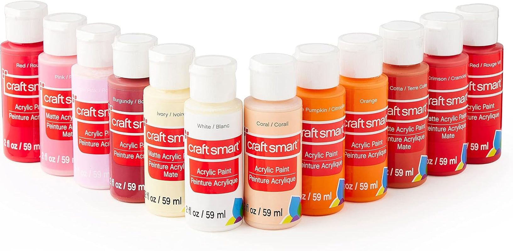 36 Assorted Acrylic Paint Set by  - Non-Toxic Paint for Drawing, Painting, Art &amp; Crafts Supplies - 1 Pack