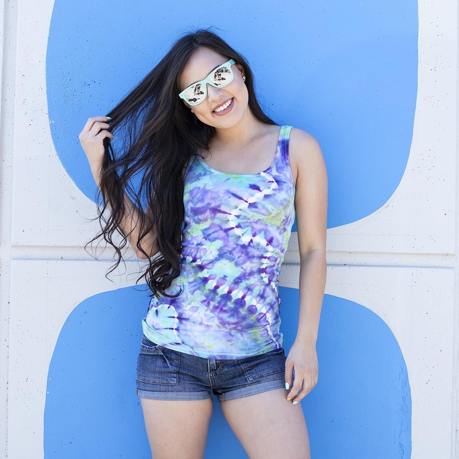 One-Step Tie-Dye Kit One-Step Tie Kit Fabric Dye, Mermaid