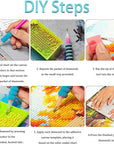 6 Pack Diamond Painting Kits - 5D Diamond Art Kits Full Drill Diamond Painting Kits for Adults Kids Beginners, DIY Butterfly Hummingbird Flowers Diamond Painting Packs Home Wall Decor 11.8X15.7Inch