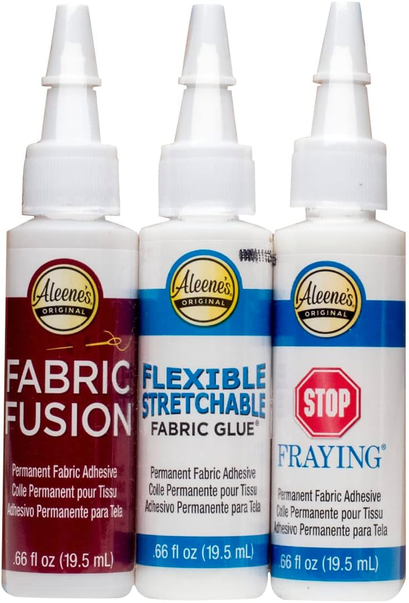Fabric Specialty Glue .66Oz 3/Pkg, Clear