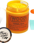 Wood Burning Paste Wood Burning Gel for Heat Gun Heat Activated Paste for Craft Chalk Paste for Wood Burning Etching Marker Stencil Wood Working Tools and Accessories on Wood,Canvas,Denim 4 OZ