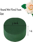 20 PCS round Floral Foam,Green Wet Foam Block,Wet Florist Floral Foam Block Flower Arrangement Supplies for Wedding Aisle Flowers,Party Decoration