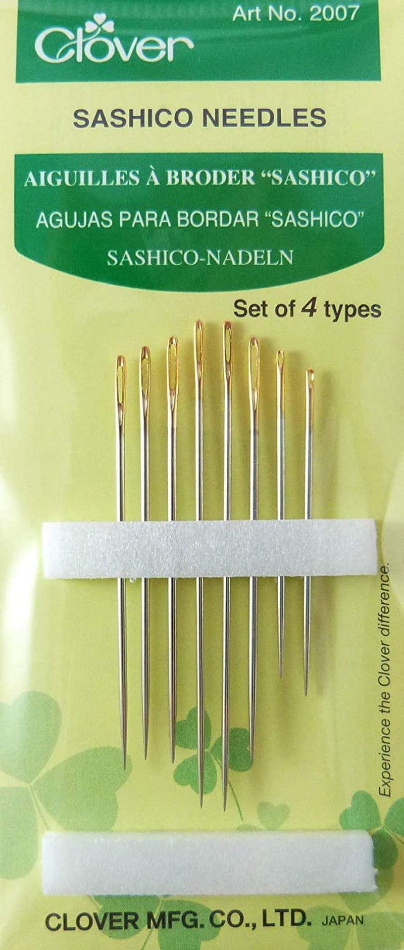 Sashico Needles-Assorted Sizes 8/Pkg, #134, Sliver