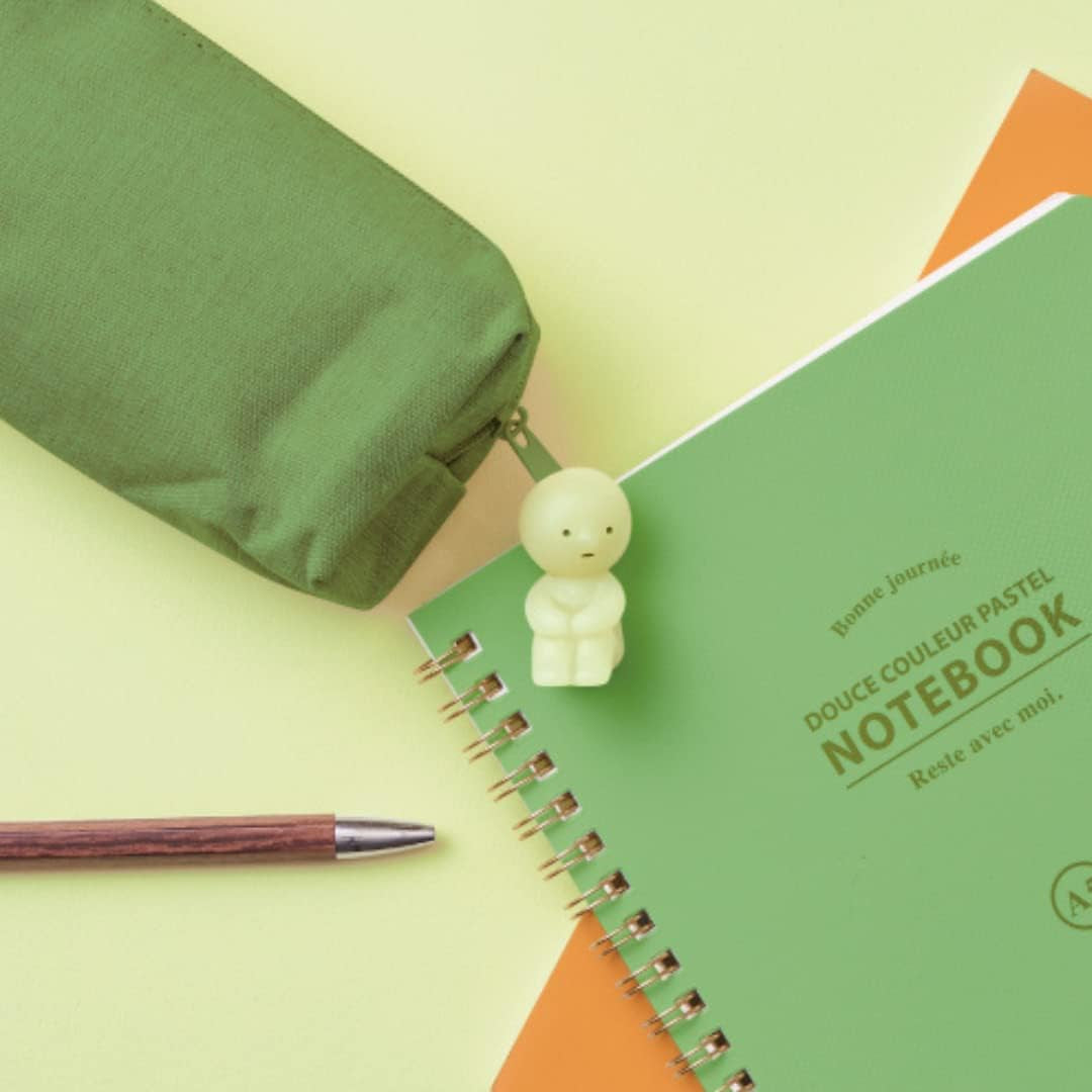 Hugging Knees Zipperbite Glow in the Dark Zipper Pull