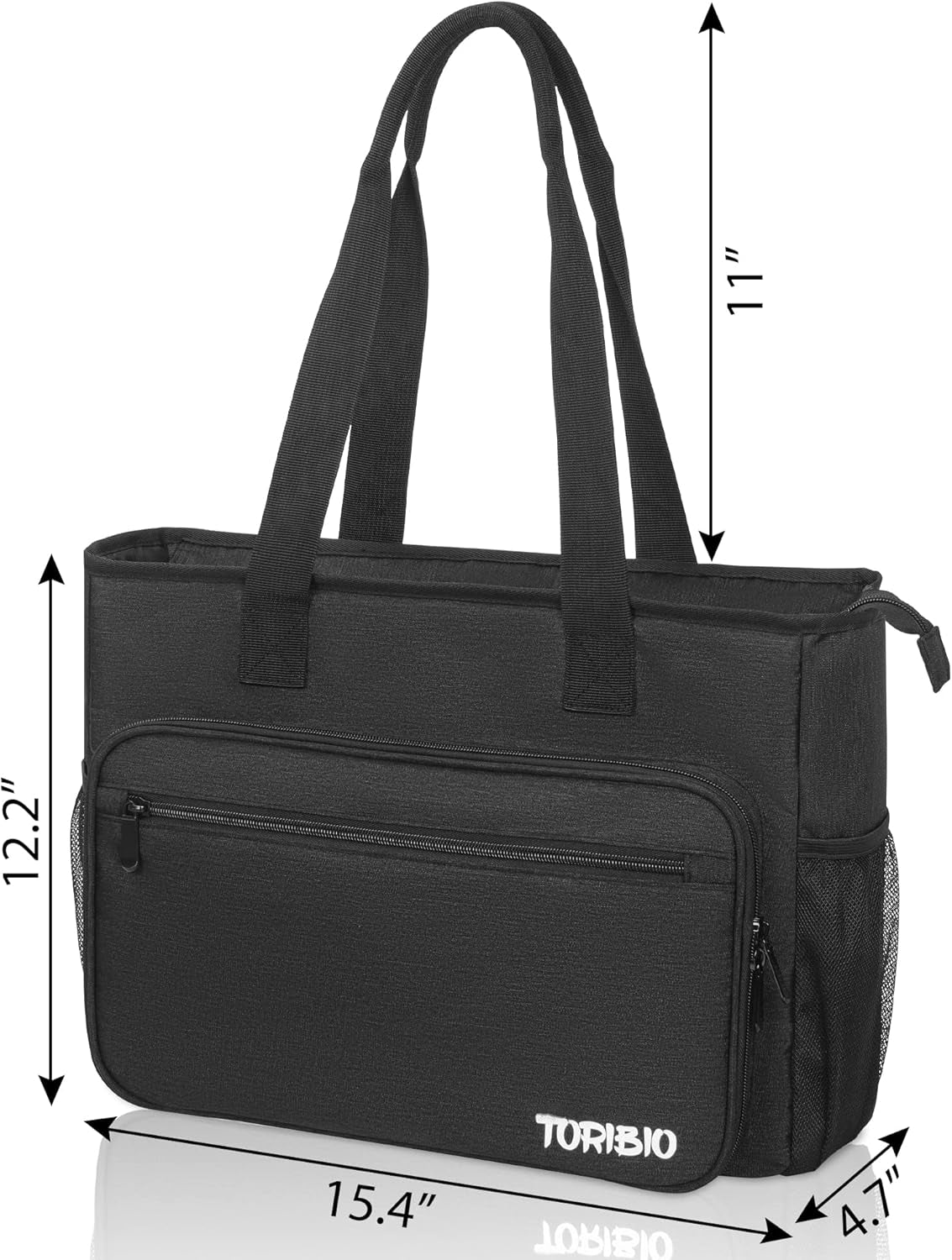 Carrying Bag for Diamond Painting A4 LED Light Pad, Diamond Painting Tools Storage Bag, Embroidery Bag Protective Case for Embroidery Floss and Supplies, 15.4"X12.2"X4.7", Black,Bag Only