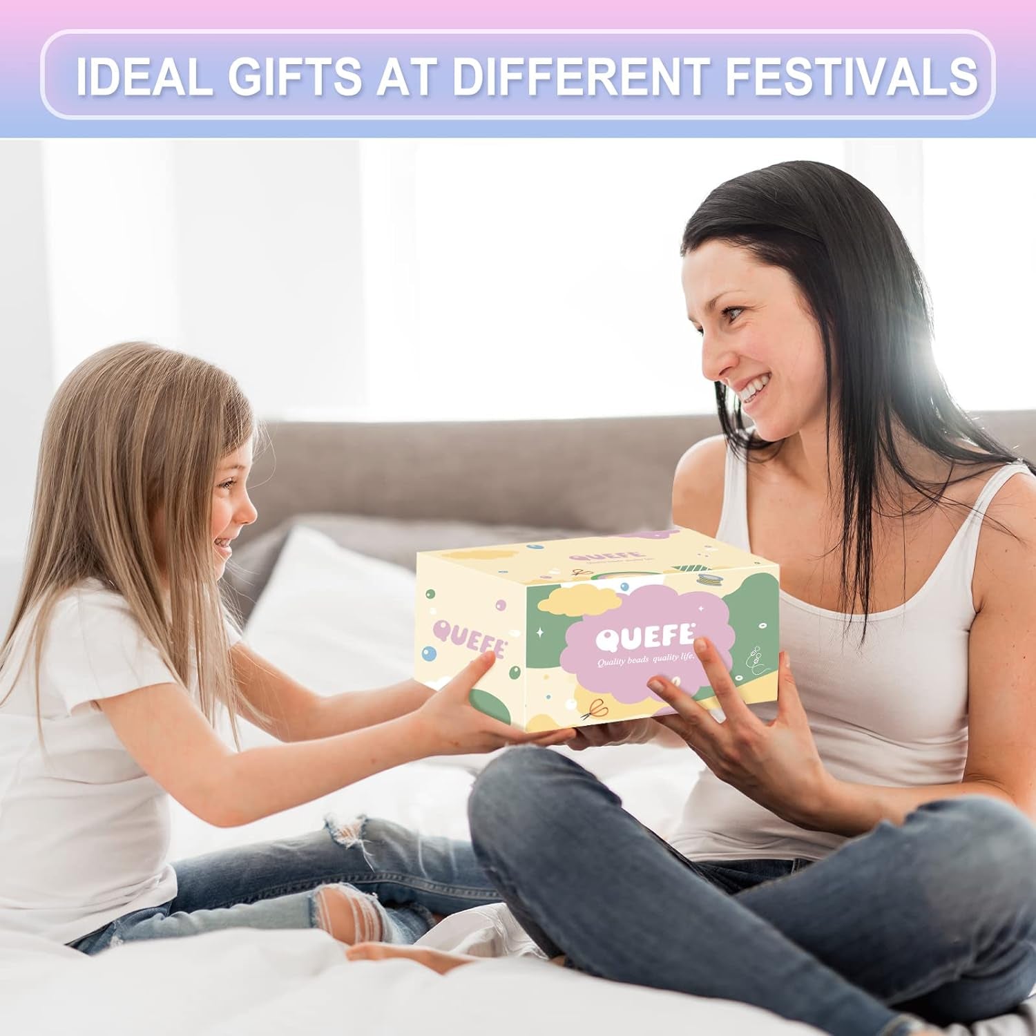 14700Pcs, Clay Beads for Bracelet Making Kit, 84 Colors Flat round Polymer Clay Heishi Spacer Beads for DIY Crafts Necklace Jewelry Making Gifts