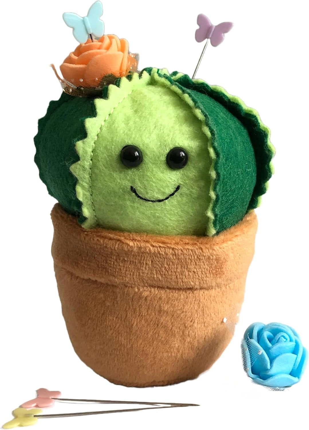 Cute Pin Cushion for Sewing (1 Piece) Needle Holder Pin Cushions for Sewing Pin Cushion with Butterfly Pin Sewing Accessories and Supplies