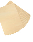 10Pcs 16 X 12 X 1/8 Inch Basswood Sheets, Unfinished Basswood Sheets, Plywood Sheet for Arts and Crafts, Painting, Pyrography, Wood Engraving, Wood Burning, Laser, Architectural Models