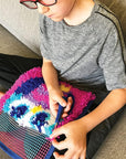 – Owl Latch Hook Kit – Easy-To-Learn Craft Project – No Sewing or Cutting – for Ages 6+