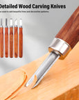 Wood Carving Tools Set, Wood Whittling Kit for Beginners Kids and Adults - Wood Carving Kit with Detail Wood Carving Knife, Whittling Knife, Wood Chisel Knife, Gloves, Carving Knife Sharpener