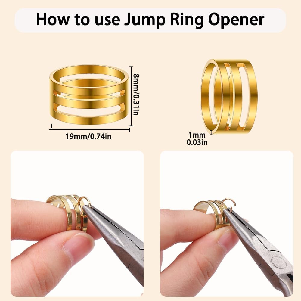 Jump Rings for Jewelry Making 2143Pcs Open Jump Rings and Lobster Clasps Necklace Bracelet Jewelry Repair Kit with Pliers Tweezers Jump Ring Opener