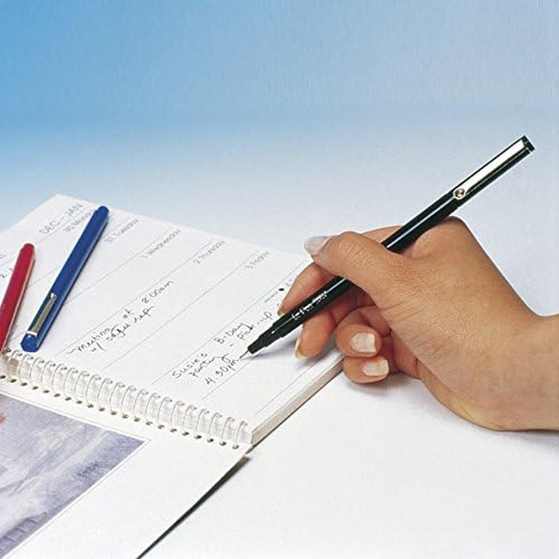 Lepen Porous Point Pen, 10 Count (Pack of 1), Black, Blue, Red, Green, Pink, Lavender, Burgundy