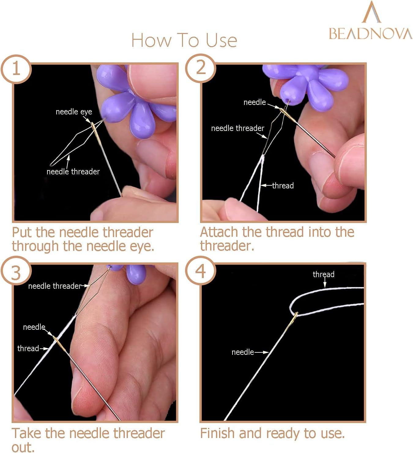 Needle Threaders 25Pcs Plastic Sewing Needle Threader Tool Flower Head Needle Threaders for Sewing Small Eye Needles Embroidery Craft Knitting Quilting (25Pcs, Mix Colors)
