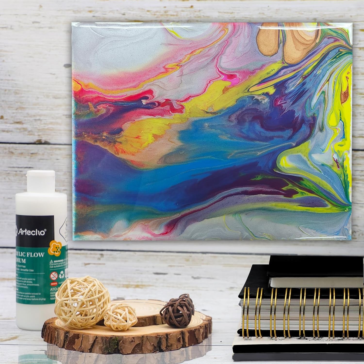 Pouring Effects Medium 8Oz / 236Ml, Acrylic Medium for Acrylic Paint, Premium Acrylic Paint Thinner