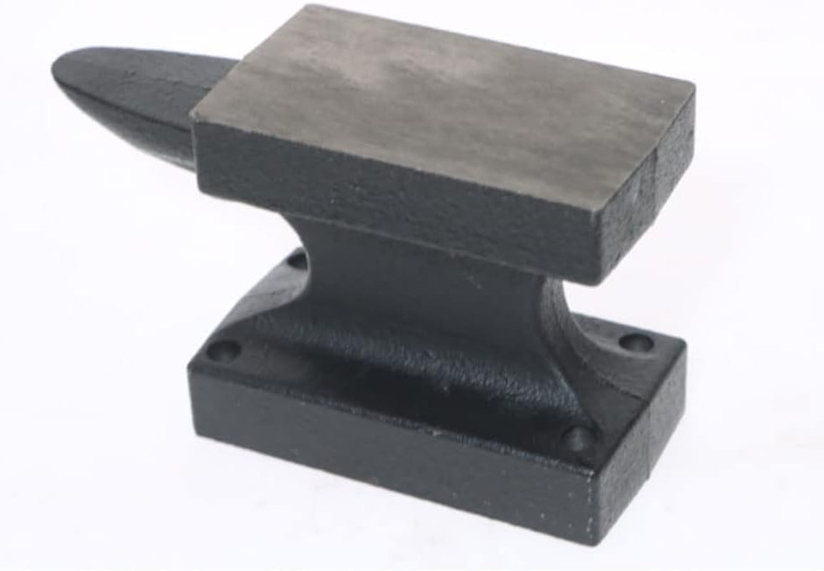 Iron Horn Anvil Bench Block,Small Iron Single Horn Base Jeweler Blacksmith Tool, Metal Stamping Hammer for Jewelry Making