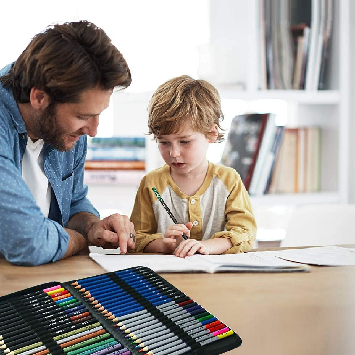 Drawing Pencils for Sketching Shading Blending Crafting Drawing Supplies Sketching Kit Sketch Book, Coloring Book, Metallic Charcoal Soft Core Gift for Adults Kids Beginners