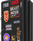 Patch Display Board, Flip-Page Patch Book with Metal Removable Ring Binders, Tactical Patches Booklet Organizer for Patch, Military Patch Collections(No Patches Included), Coyote Brown