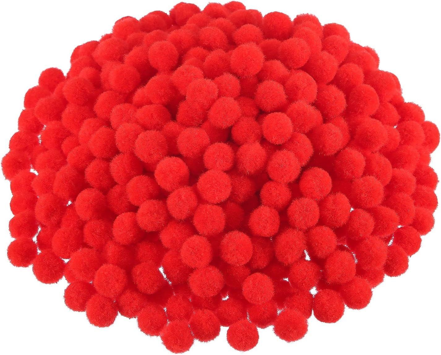 500 Pcs 0.5 Inch Polypropylene Pompoms for Craft Making, Small Pom Poms Balls Art and Craft DIY Decorations(Green)