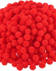 500 Pcs 0.5 Inch Polypropylene Pompoms for Craft Making, Small Pom Poms Balls Art and Craft DIY Decorations(Green)