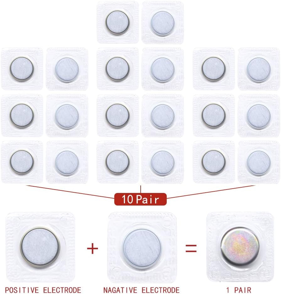 Hidden Sew Magnetic Snap Invisible Hidden Sew in PVC Hidden Purse Closure for Fastener Handbag Cloth Clasp DIY Craft Sewing Tools